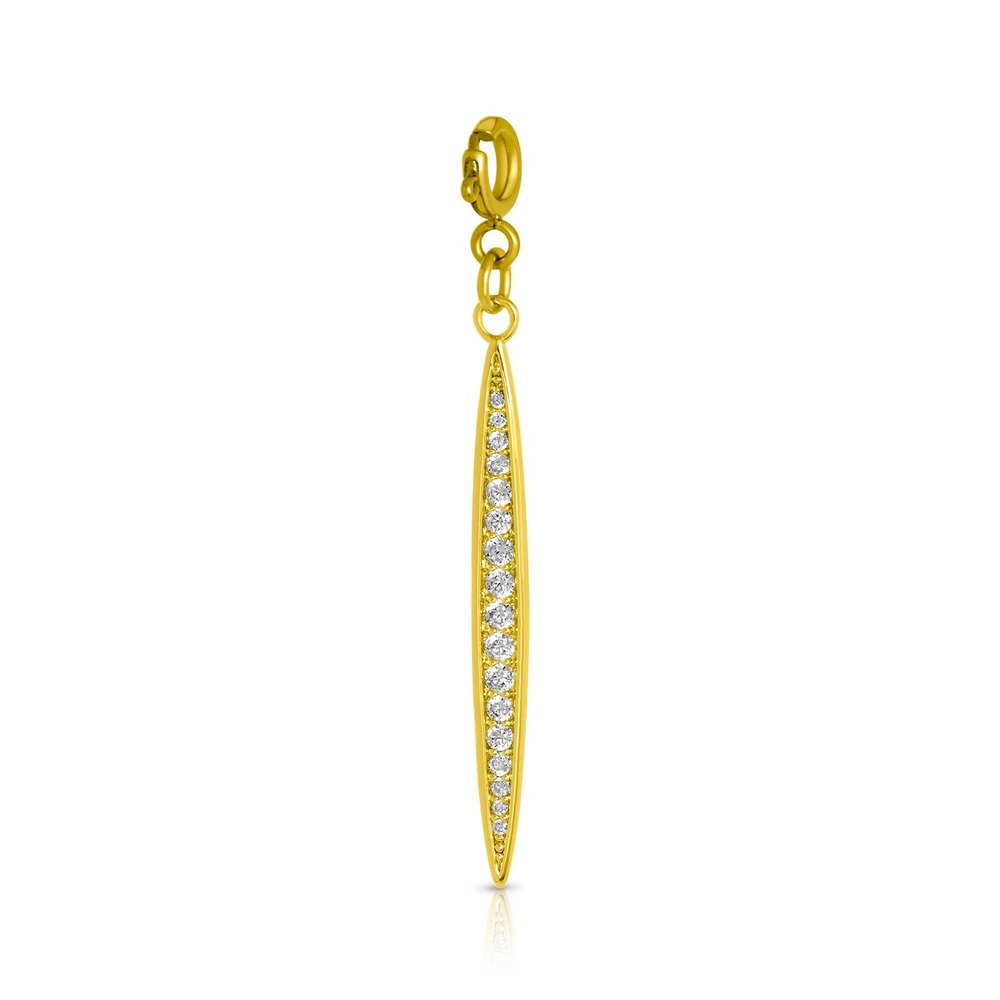 Cubic Zirconia Horse Eye Charm